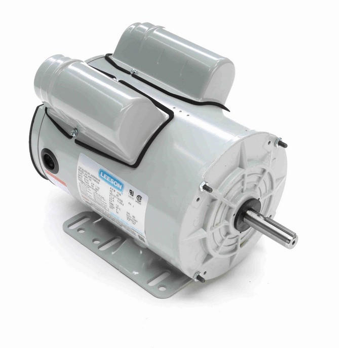 A009594.00 Leeson 1 1/2 hp 1800 RPM 115/230V 56H Frame TEAO 1-Phase Belt Drive Farm Motor